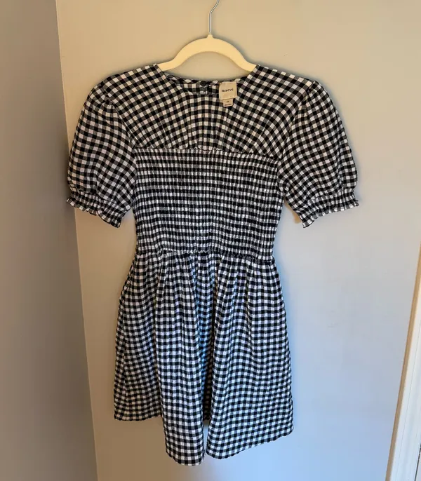 Anthropologie Maeve Puff-Sleeve Babydoll Mini Dress - Image 3