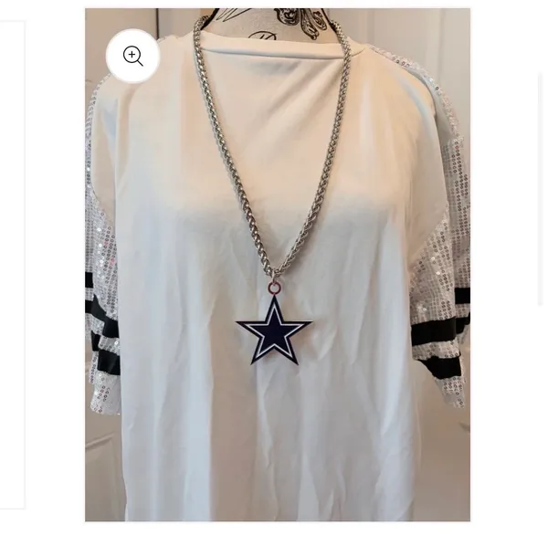 NFL Dallas Cowboys Primary Team Logo Necklace - Image 2