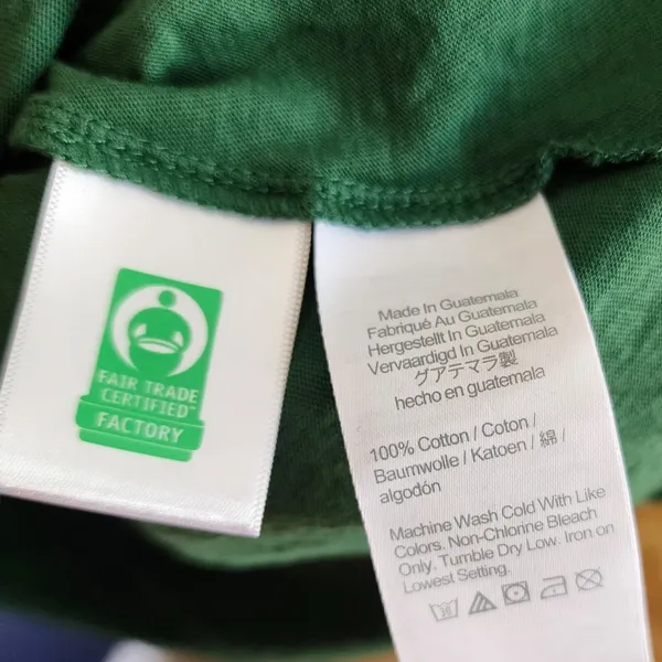 J.Crew Babydoll T-Shirt Dress Green Tiered Ruffle Sleeve Preppy‎ 100% Cotton, M - Image 3