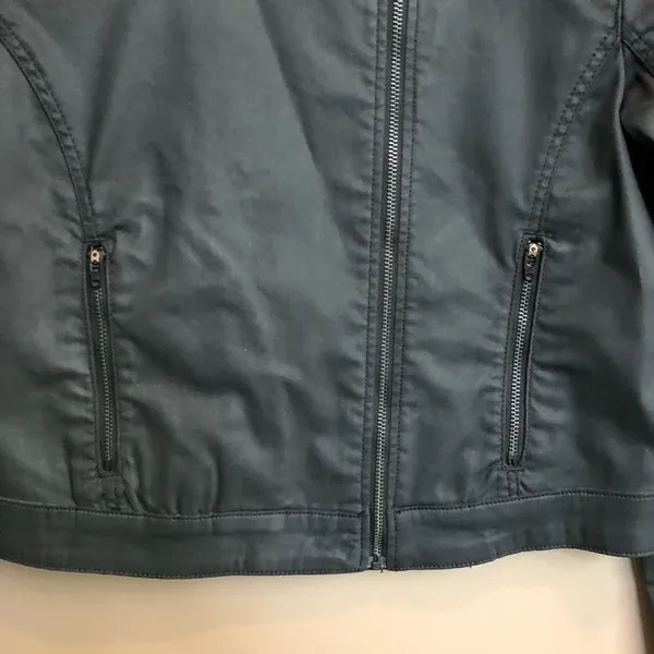 Mavi Jeans‎ Co. Ruby Coated Black Jacket Small - Image 3