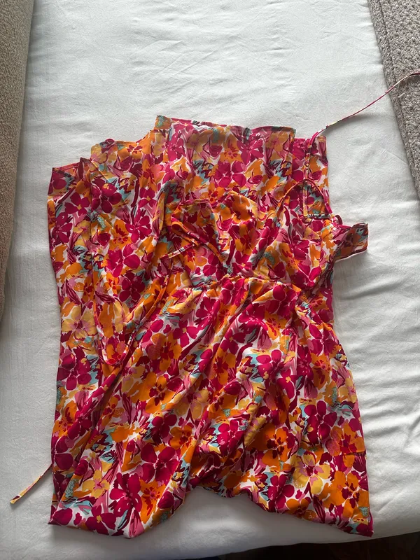 Floral Strappy Maxi Dress Multiple Size M - Image 3