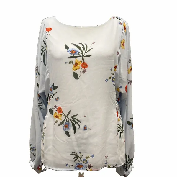 Vince Camuto Floral Oversized Blouse XXS - Image 3