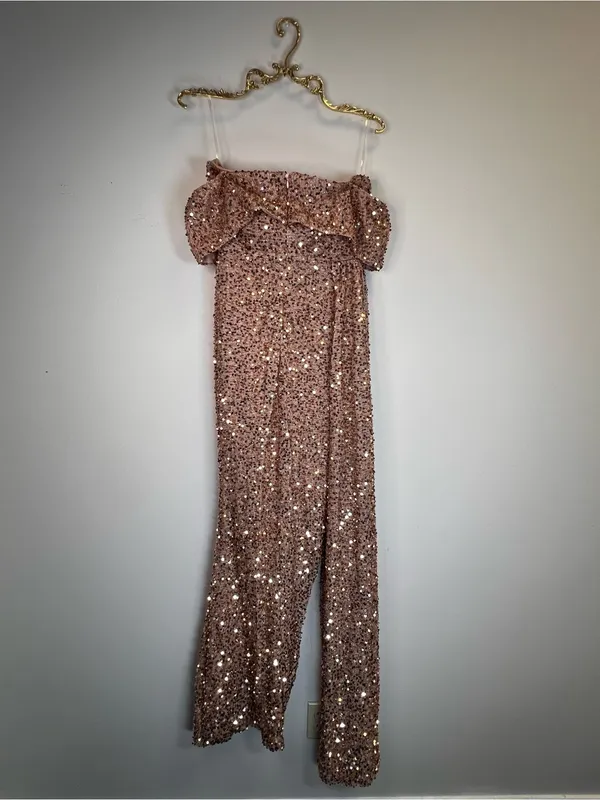 Miss Ord Off Shoulder Sequin High Split Prom Dress XH2132 - Image 5