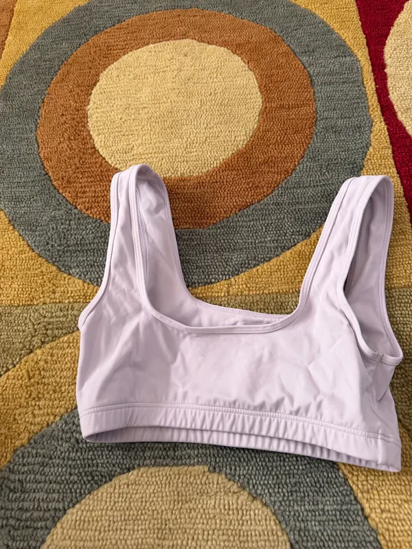 SET Active Light Purple Sports Bra Un-Padded Women’s Size Medium - Image 4