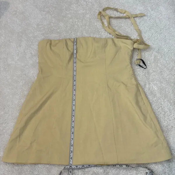 Peppermayo Womens Yellow Mini Festival Summer Dress 14 Preppy Soft College Fun - Image 5