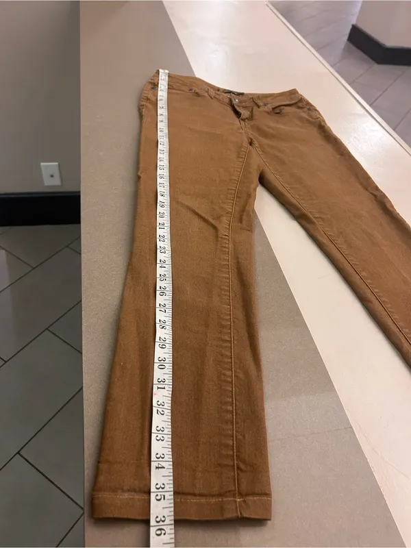 Jeans Prana Caramel Straight-Leg Jeans 2/26 regular inseam - Image 2