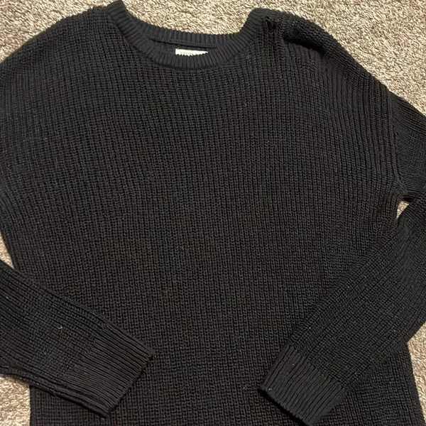 Cotton On Women's Black Crew‎ Neck Knit Sweater XS - Image 2