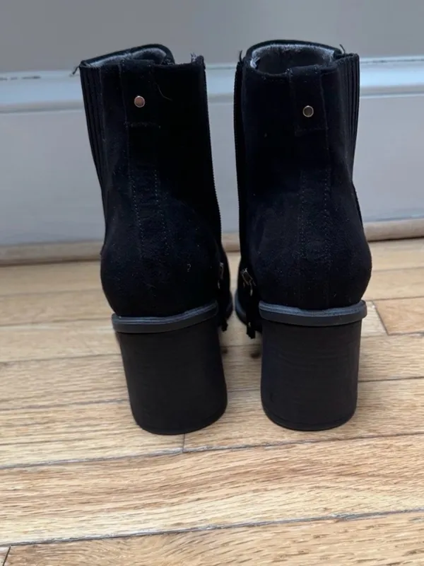 Dr Scholls Ride Away Black Ankle Boots, size 8 - Image 3
