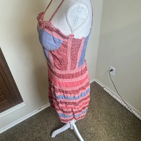 NWT American Rag Cie Corset Dress‎ Indie Sleeze Fairy Grunge Boho Festival M - Image 3