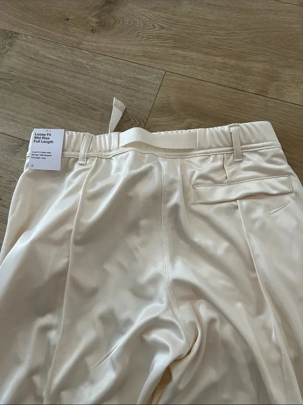 Nike Belted Pintuck Pants, Chalk, size small, NWT - Image 6