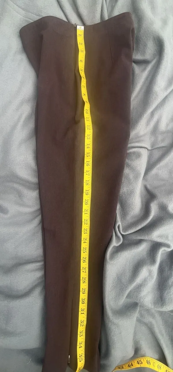 Lauren Ralph Lauren Petite Brown Pull-On Stretch Pants Size 8P - Image 9