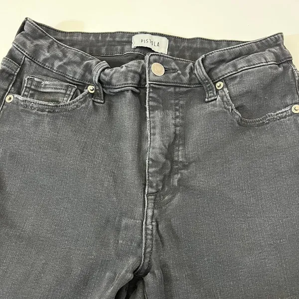 Pistola‎ Women’s Jeans Black Skinny Mid Rise Size 28 Good Condition - Image 6