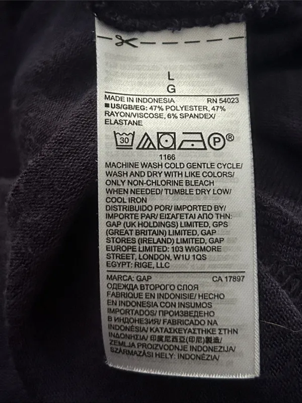 Gap soft spun a line dress size navy - Image 5