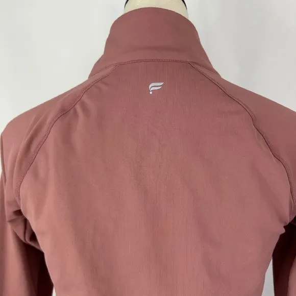 Fabletics Rosalia‎ Performance Full Zip Athletic Thumbholes Mauve Pink Small - Image 8