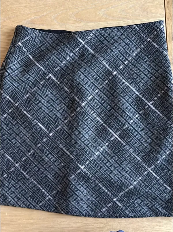 Abercrombie Plaid Mini Skirt Wool Blend - Image 2