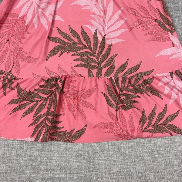 Joyspun Dress Teens XL Pink Square Neck Strappy Smocked A-Line Knee Length - Image 3