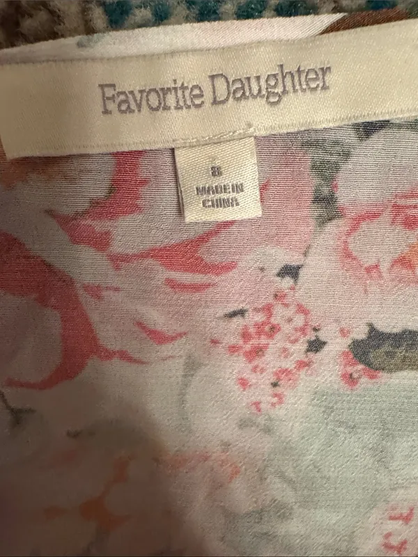 Favorite Daughter Floral Pink Spaghetti-Strap Maxi Dress Size 8🌸💗 - Image 12