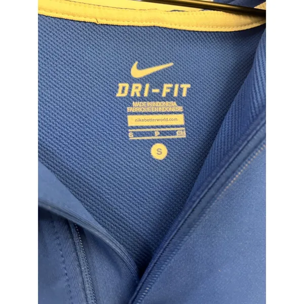 Nike Dri-Fit Running Top Blue Long Sleeve Hooded Women's S Casual Sporty NWT - Image 3