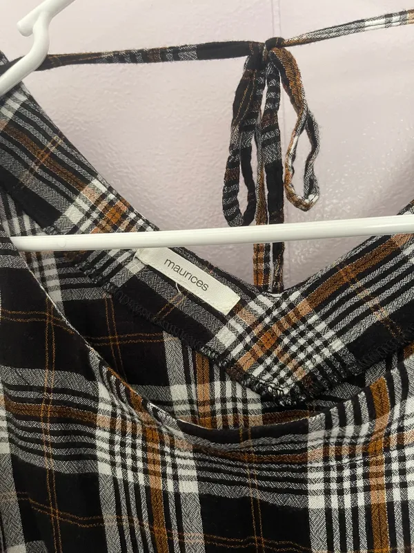 Maurice’s Plaid Blouse - Image 3
