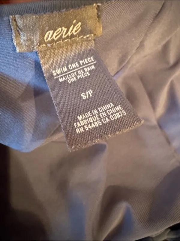 Aerie Blue Lace-Up One-Piece Swimsuit – Size S/P - Image 5