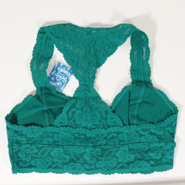 NWT Size S Free People Racerback Bralette Green Gallon Unlined Bralette - Image 9