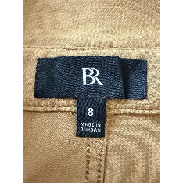 Banana Republic Notched Waist Utility Tapered Pants Camel Tan Size 8 - Image 3
