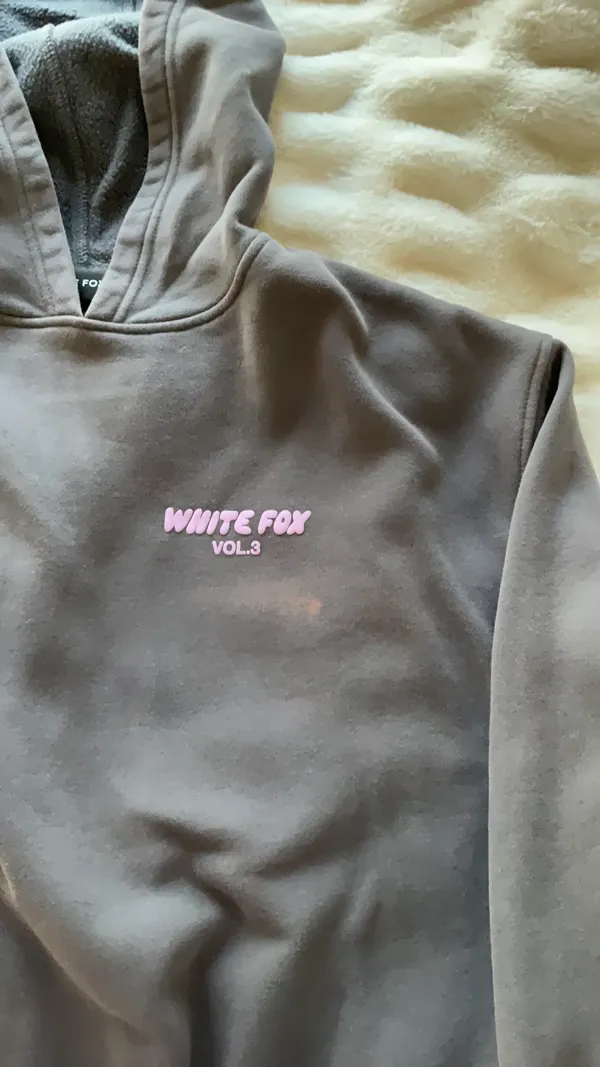 White Fox Vol. Boutique Grey Hoodie 3 - Image 4