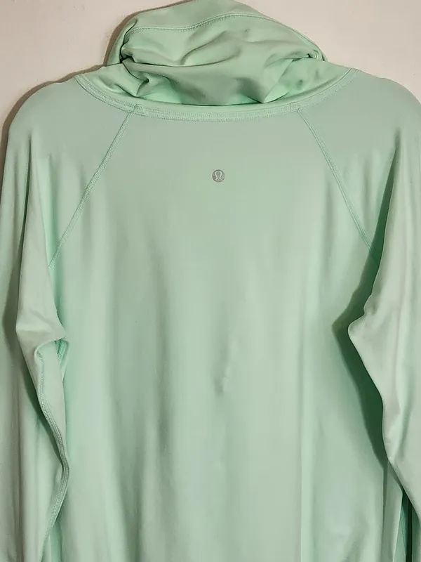 Lululemon Healthy Heart Mint Green Pullover Approx Medium to Large Flaw - Image 8