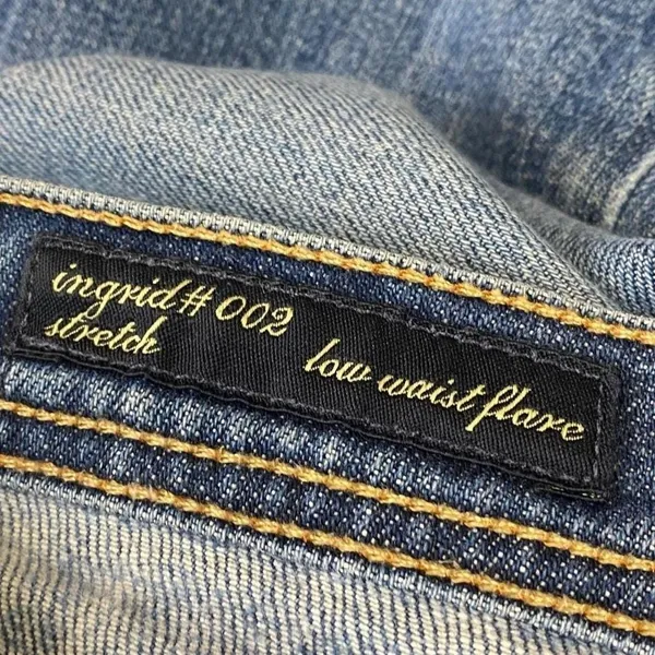 Vintage Y2K Citizens of Humanity Ingrid 002 Low Rise Flare Jeans 31 - Image 5