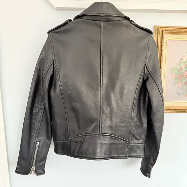RARE Paul & Joe "Buffy" Lamb Moto Leather Jacket‎ saint Laurent look alike Biker - Image 2