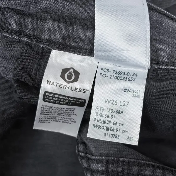 Levi’s Black Ribcage Straight Ankle Jeans - Image 8
