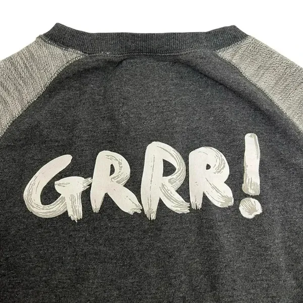 The Rolling Stones Script Tongue Logo Crew Neck Sweatshirt Gray 50 Years Tour S - Image 3