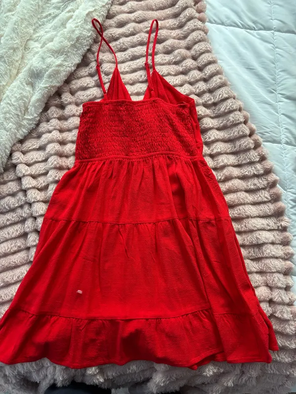 TJ Maxx Red Mini Dress - Image 2