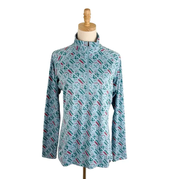 Patagonia Capilene Midweight Half Zip Pullover Blue Size L - Image 3
