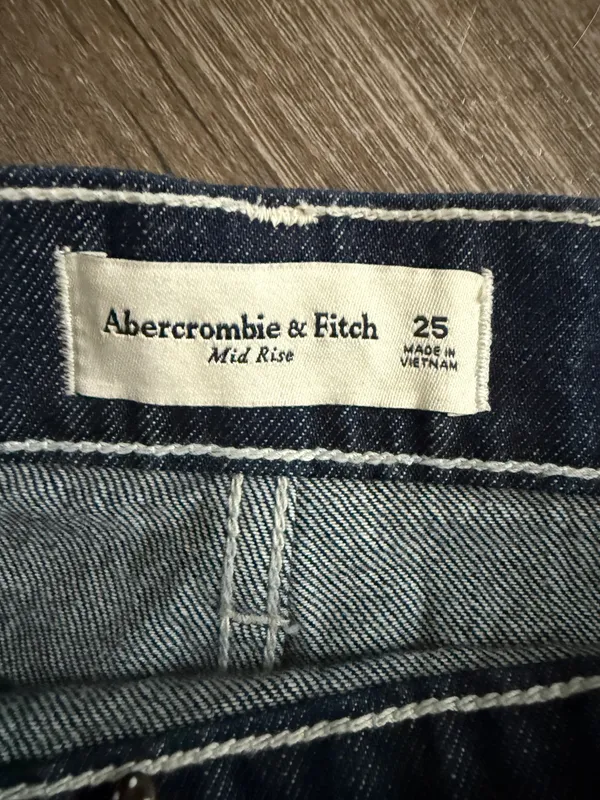 Abercrombie Dark Denim Skirt - Image 2