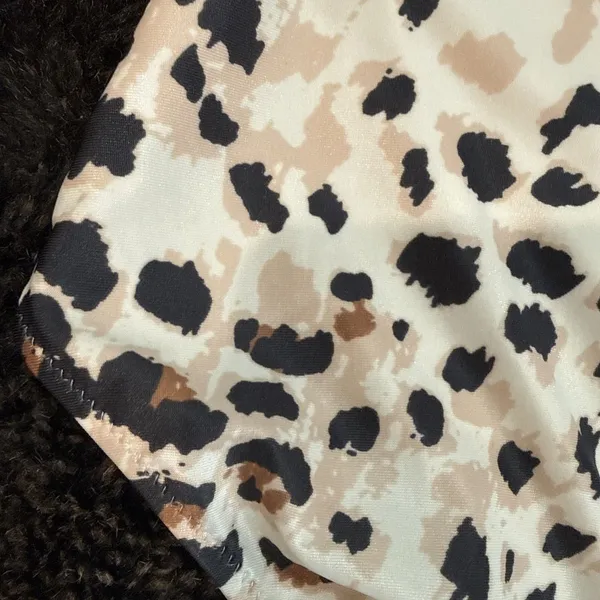 Aerie One Piece Swimsuit M Animal Print Wrap Bow Front Full Coverage - Image 12