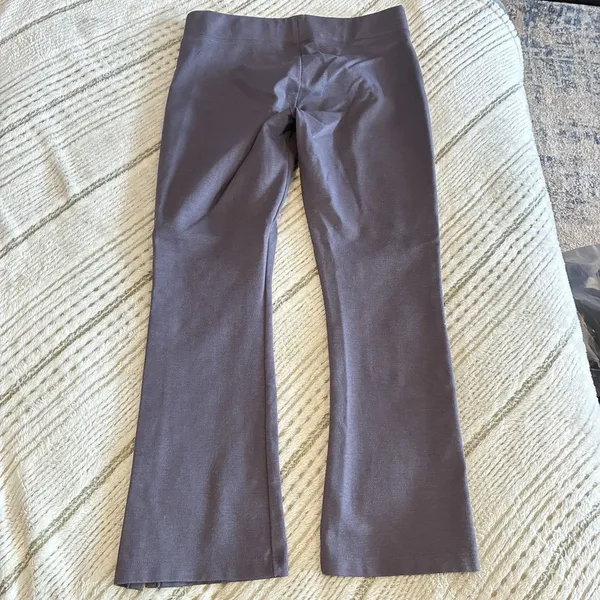 American Giant Pants Womens Size 4 Gray Ponte Kick Flare Stretch Pull On Casual - Image 9