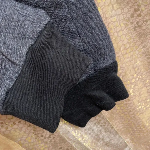 PINK Victorias Secret dark gray/black/white logo comfy sweatpants, size S GUC - Image 5