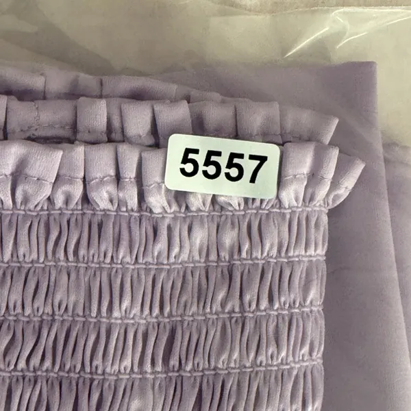 Natural Life Lavender Purple Smocked High Waist short Medium Satin‎ Feel Boho - Image 8
