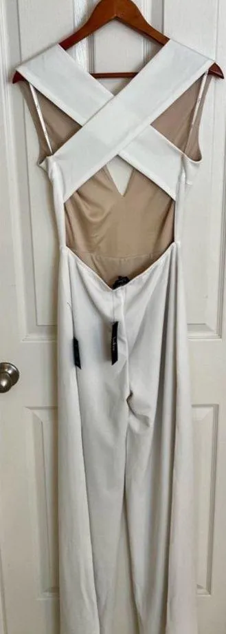 Lulus white cross back jumpsuit  - Image 2