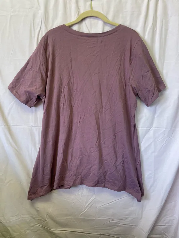 Denim & Co. Short Sleeve Scoop Neck Trapeze Top A214615 Size XL - Image 10