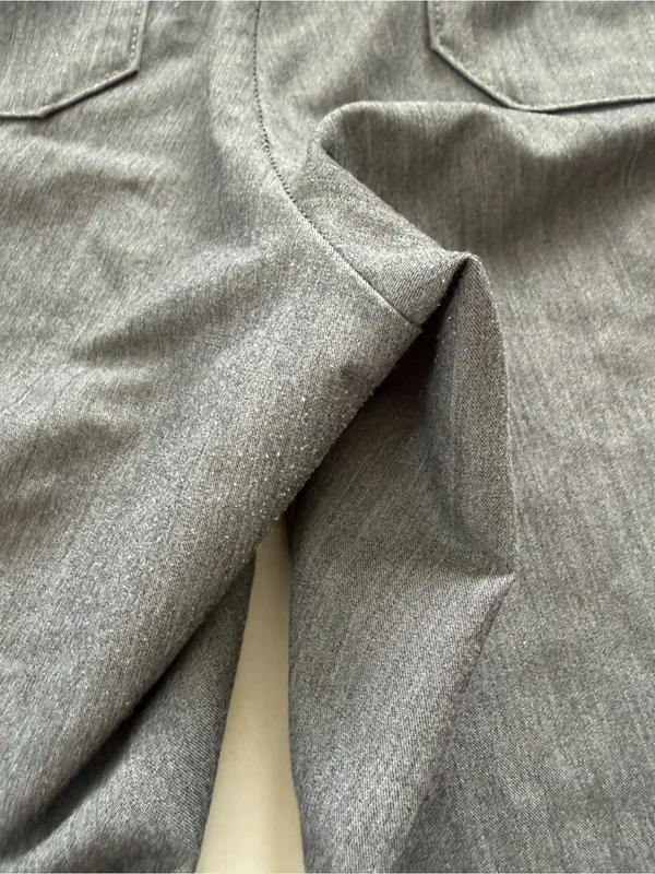 Jaanuu‎ Women's Gray Cargo Scrub Pants Size L Drawstring Waist - Image 5