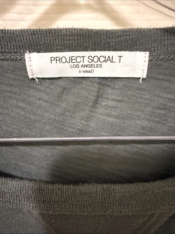 Project Social T XS Dark Green Short-Sleeve Relaxed Tee. - Image 2