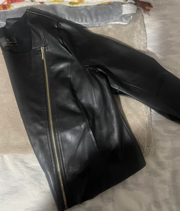 Worthington black Industries faux leather jacket  - Image 5