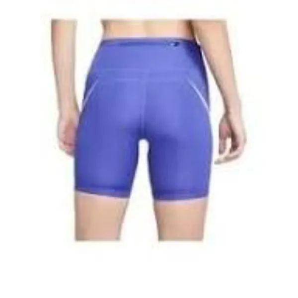 Nike NEW Women's Dri-Fit Fast Mid Rise Purple Swoosh Shorts Size XS SKU#B2481 - Image 3