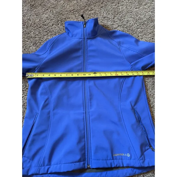 Merrell Aeroblock Womens Full Zip Jacket Large Fleece Lined Outdoors Hiking Blue - Image 5