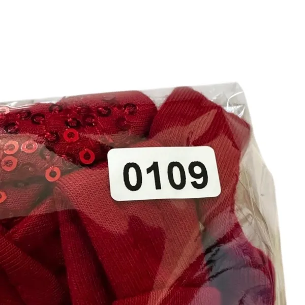 INC International Concepts Womens Red Sequin Halter Keyhole Top Large | 0109 - Image 8