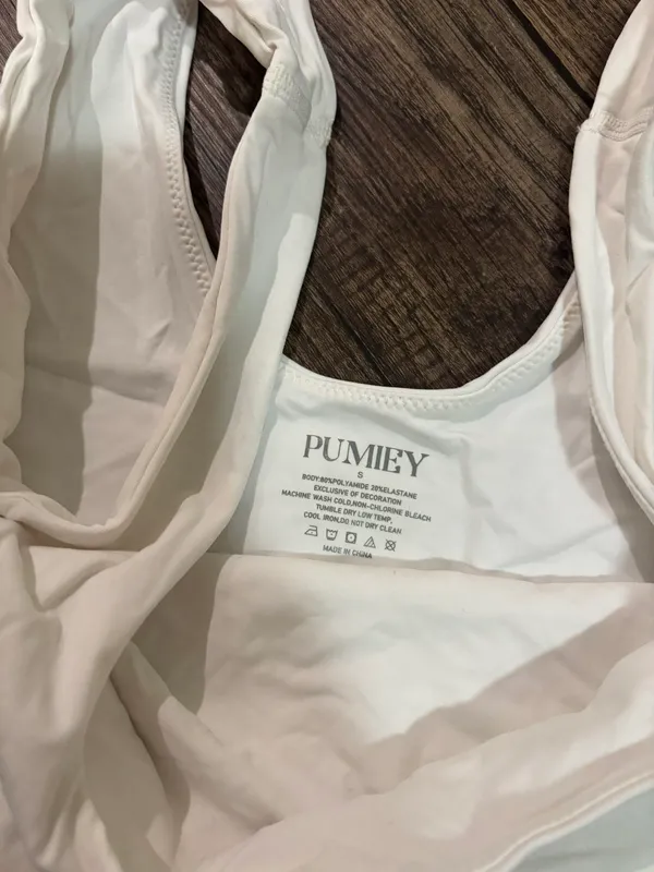 Amazon brand new pumiey white tank bodysuit - Image 3