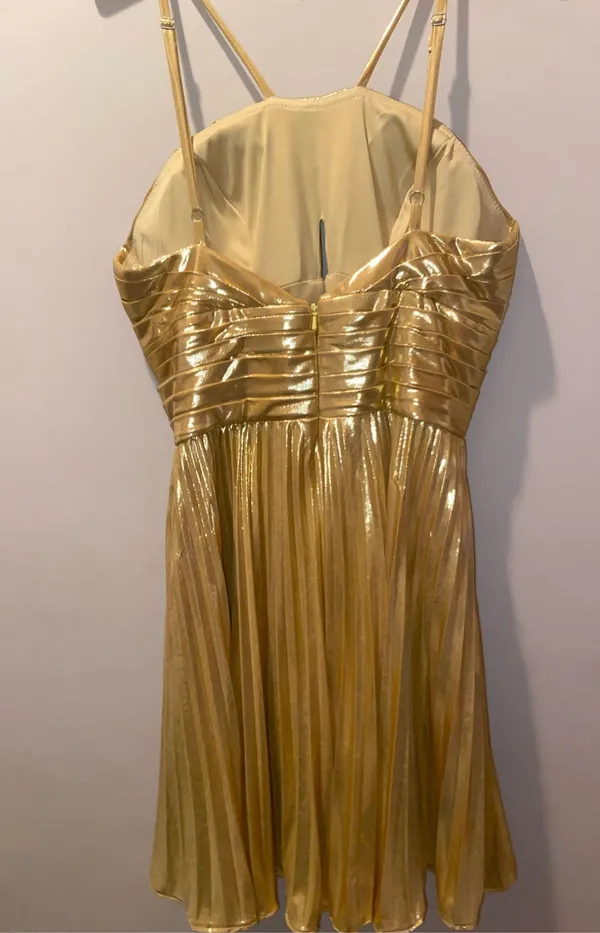 Gold Dress Size M - Image 3