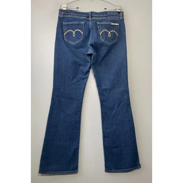 Mavi Molly Womens Size 31 32 Organic Cotton Denim Boot Cut Blue Jeans Festival - Image 2